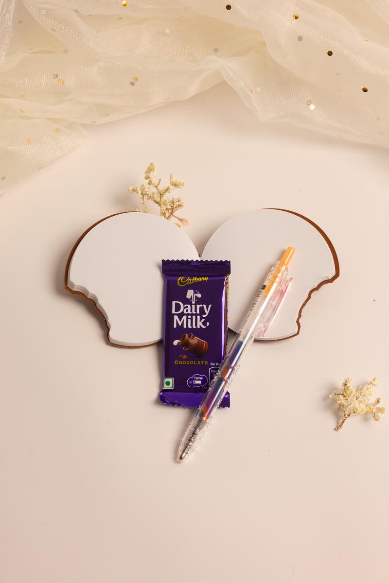 Study Buddy Essentials – Notepad, Pen & Chocolate Gift Set