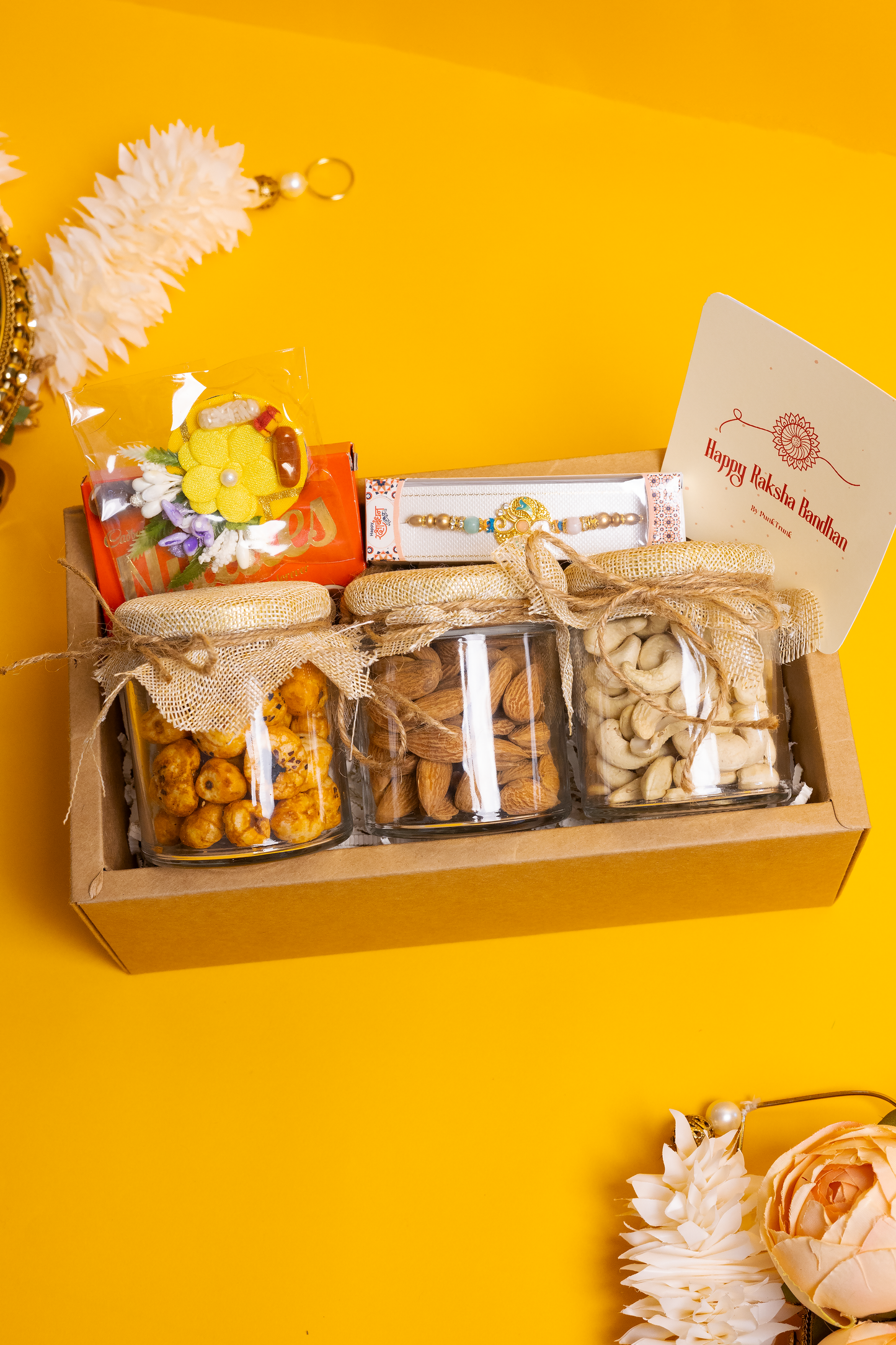 Ties & Treats – Nutty Essentials Box for Raksha Bandhan