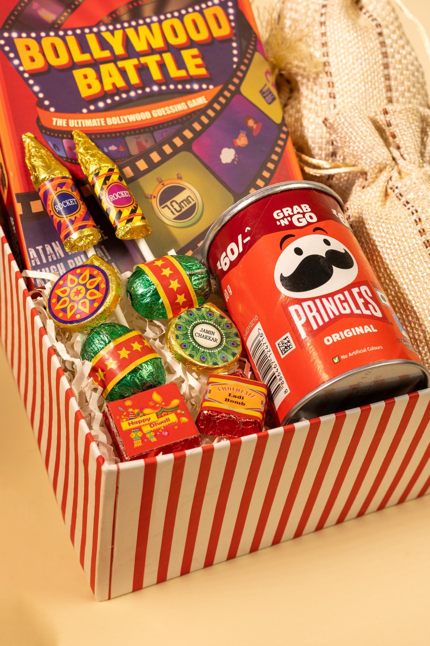Celebrations Delight Hamper with Nuts, Snacks, Chocolates, and Game