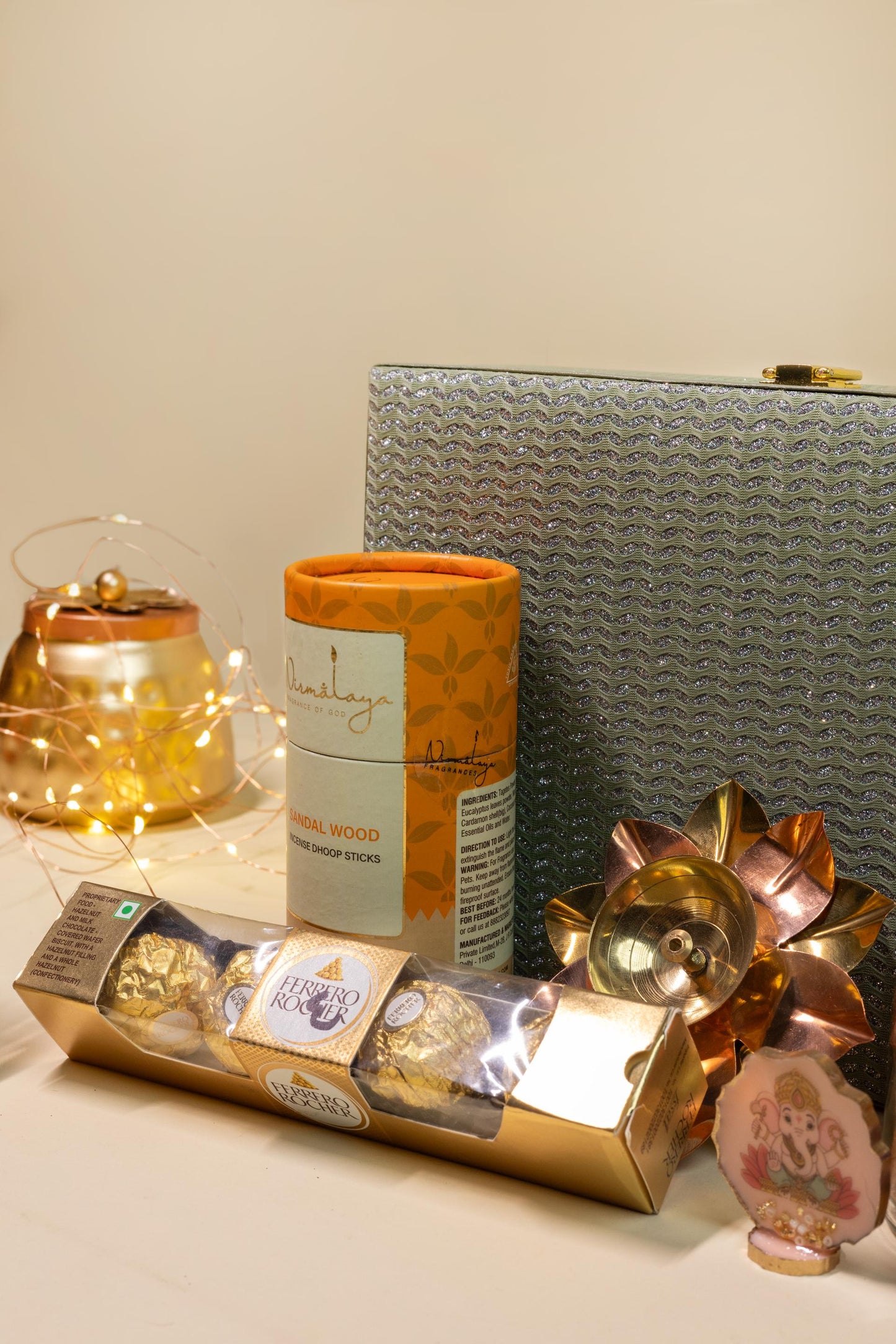 Dil Se Diwali Box with Dry Fruits, Sweets, and Festive Essentials