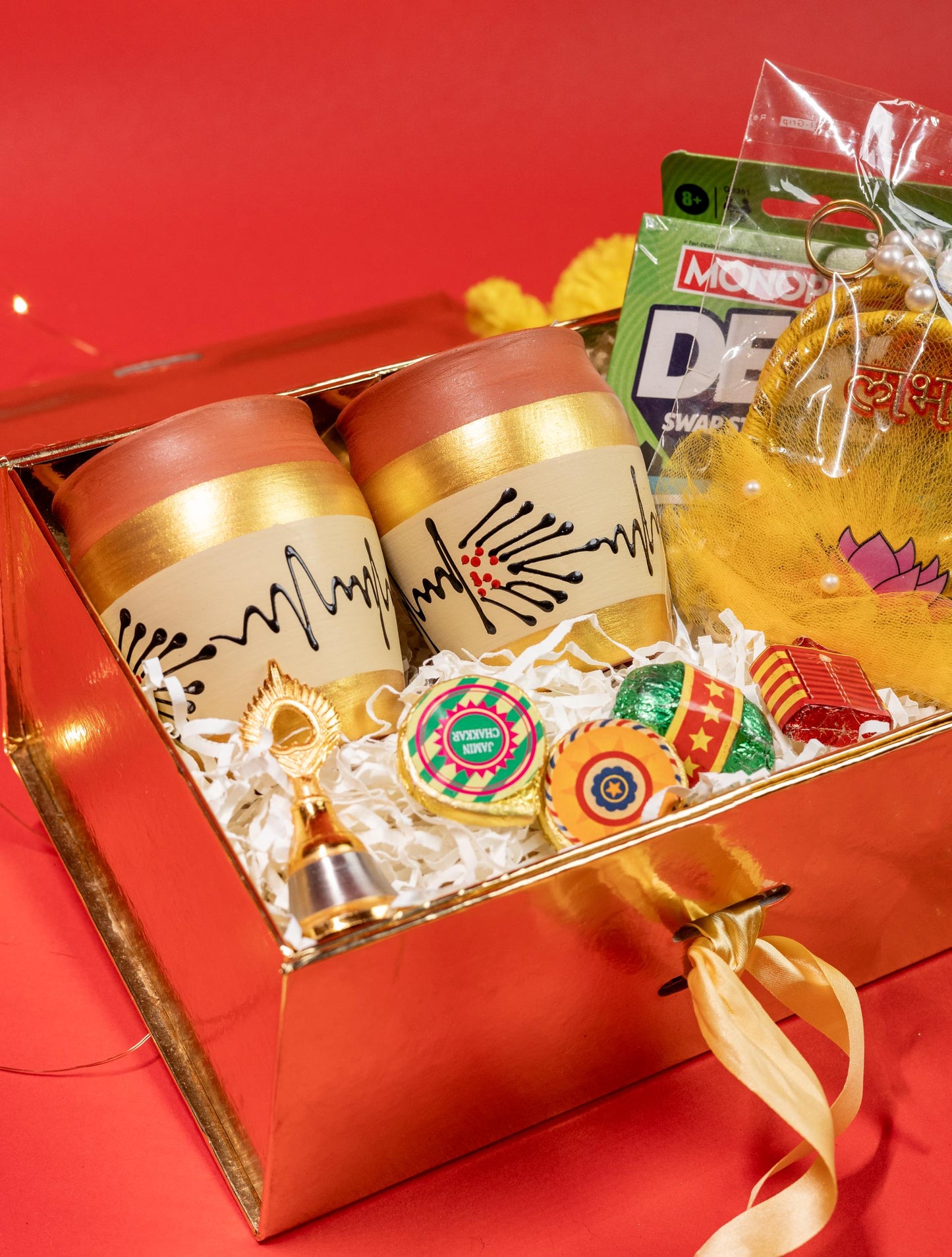 Eternal Lights Hamper with Kulhads, Chocolates, and Festive Essentials