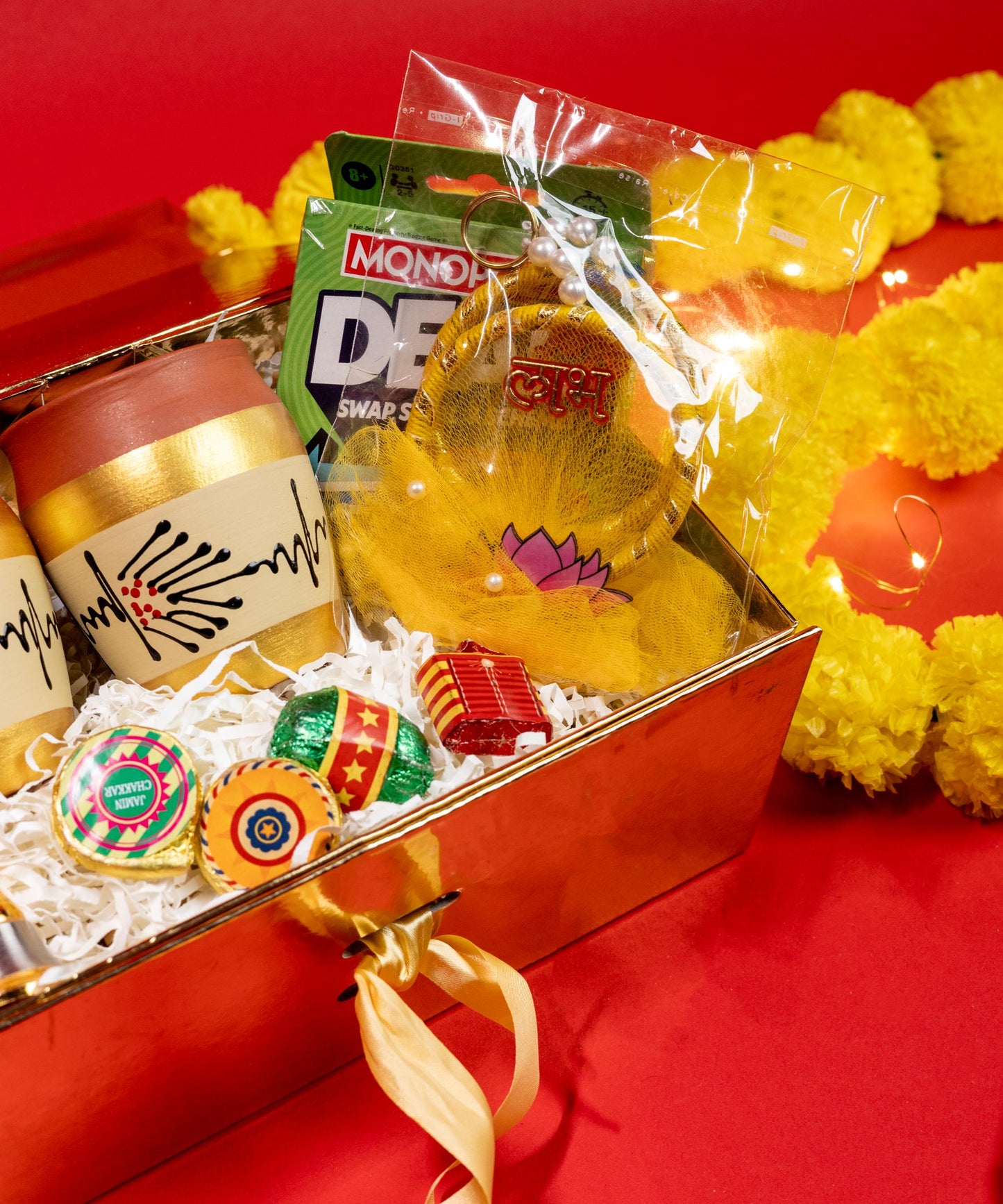 Eternal Lights Hamper with Kulhads, Chocolates, and Festive Essentials
