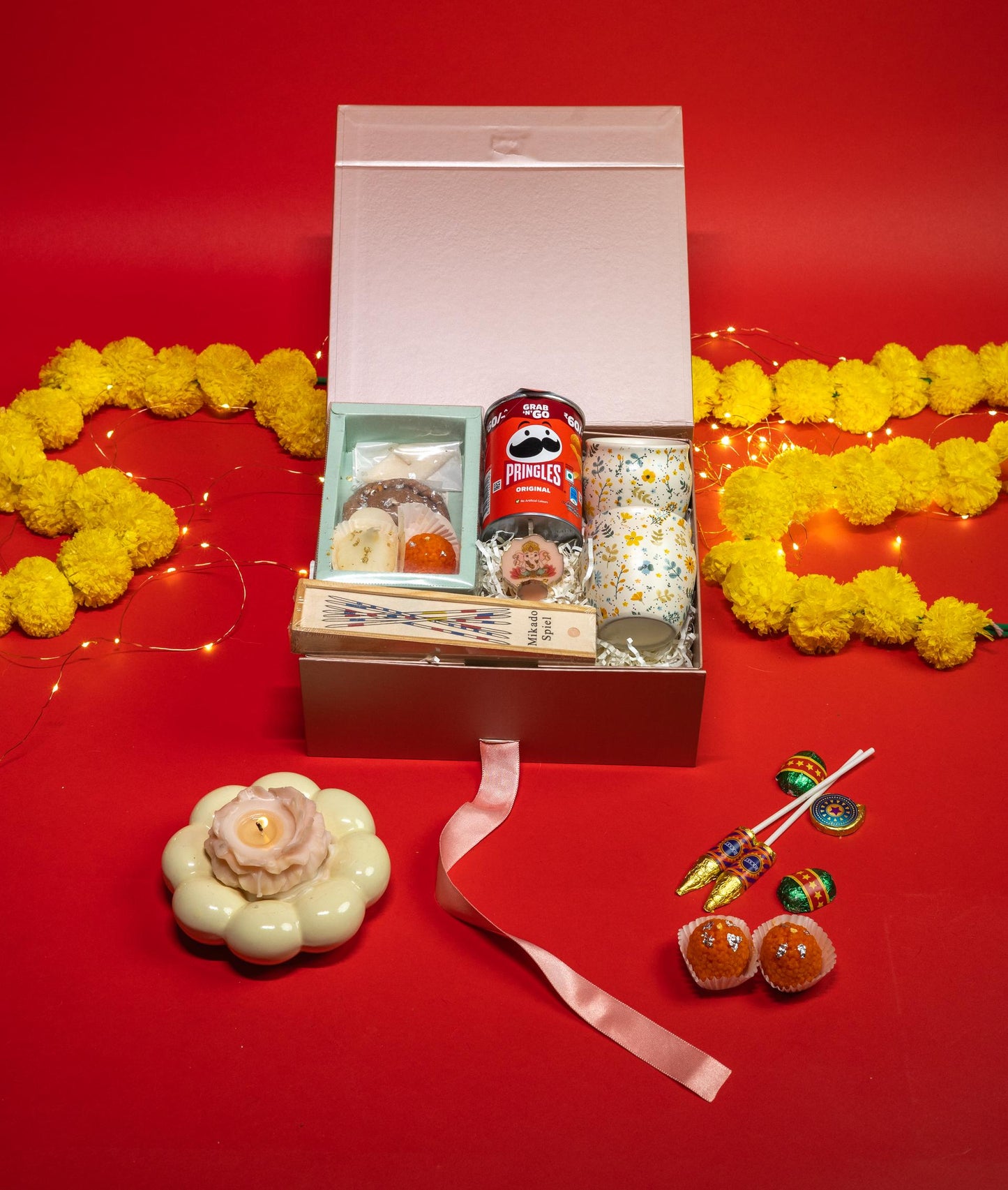 Joyful Traditions Box with Kulhads, Snacks, and Festive Gifts