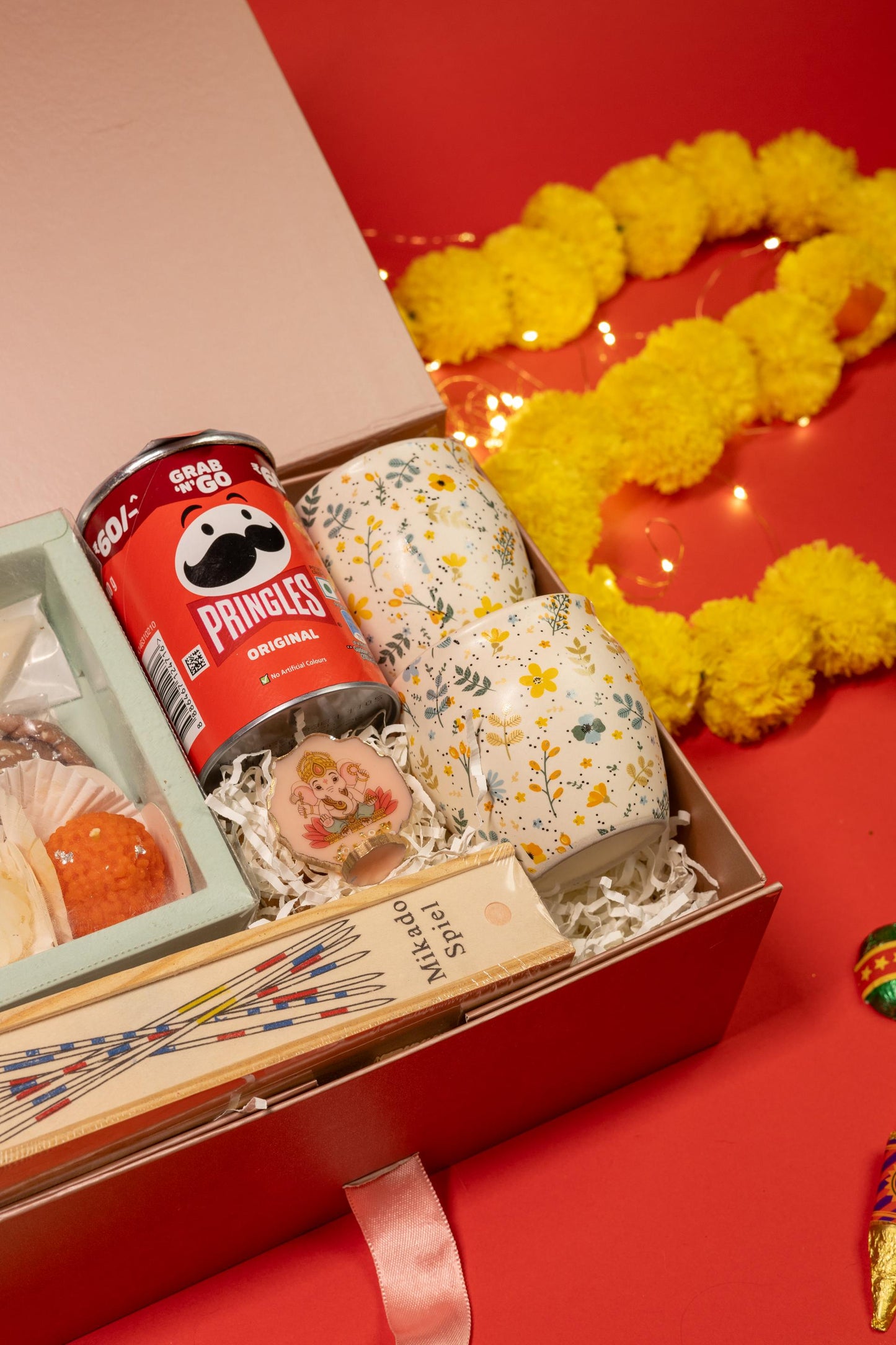 Joyful Traditions Box with Kulhads, Snacks, and Festive Gifts