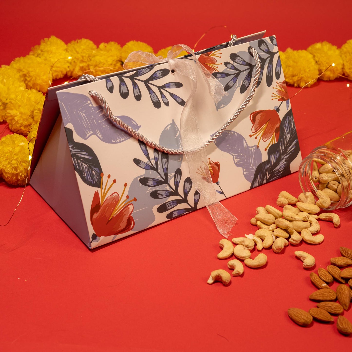Mini Treat Hamper with Dry Fruits and Makhana