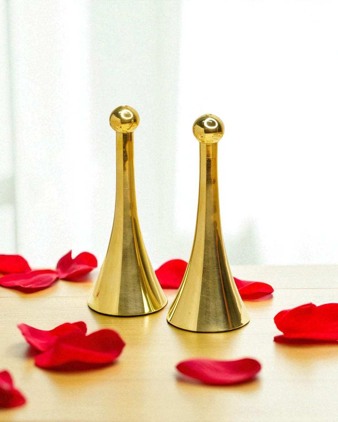 Sacred Sound Brass Ghanti Favor – Handcrafted Blessing Bell