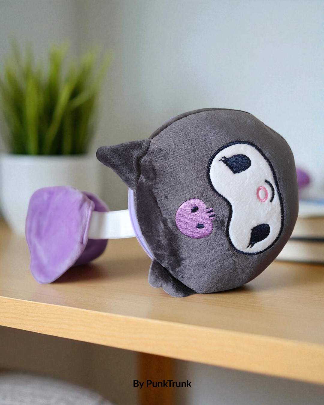 Kuromi Headrest Eye Mask – Cute Travel & Sleep Essential