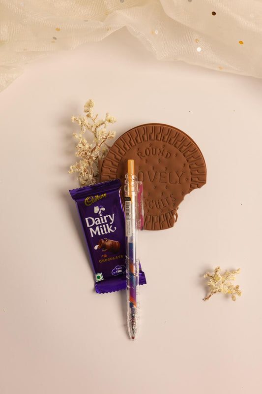 Study Buddy Essentials – Notepad, Pen & Chocolate Gift Set