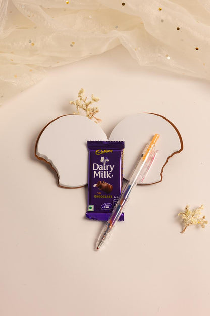 Study Buddy Essentials – Notepad, Pen & Chocolate Gift Set