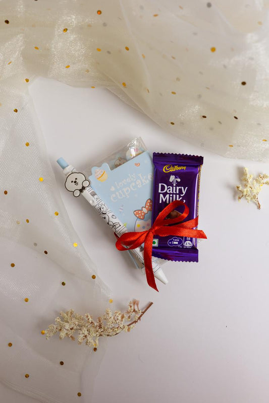 Sticky Note Fun Pack – Notes, Writing Set & Chocolate Treat