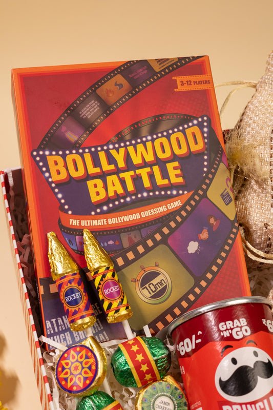 Celebrations Delight Hamper with Nuts, Snacks, Chocolates, and Game