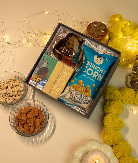 Good Vibes Only Hamper with Snacks and Wellness Gifts