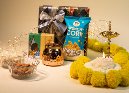 Good Vibes Only Hamper with Snacks and Wellness Gifts