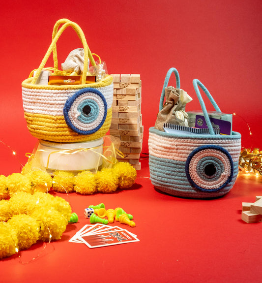 Tyohaar Tokri with Nuts, Chocolates, and Festive Gifts