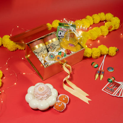 Eternal Lights Hamper with Kulhads, Chocolates, and Festive Essentials