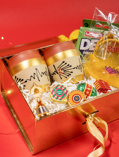 Eternal Lights Hamper with Kulhads, Chocolates, and Festive Essentials