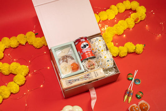 Joyful Traditions Box with Kulhads, Snacks, and Festive Gifts