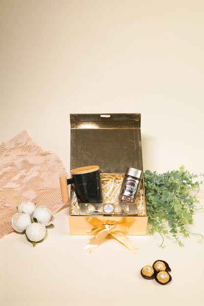 Golden Brew Gift Box – Premium Coffee & Chocolate Hamper