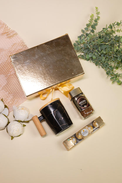 Golden Brew Gift Box – Premium Coffee & Chocolate Hamper