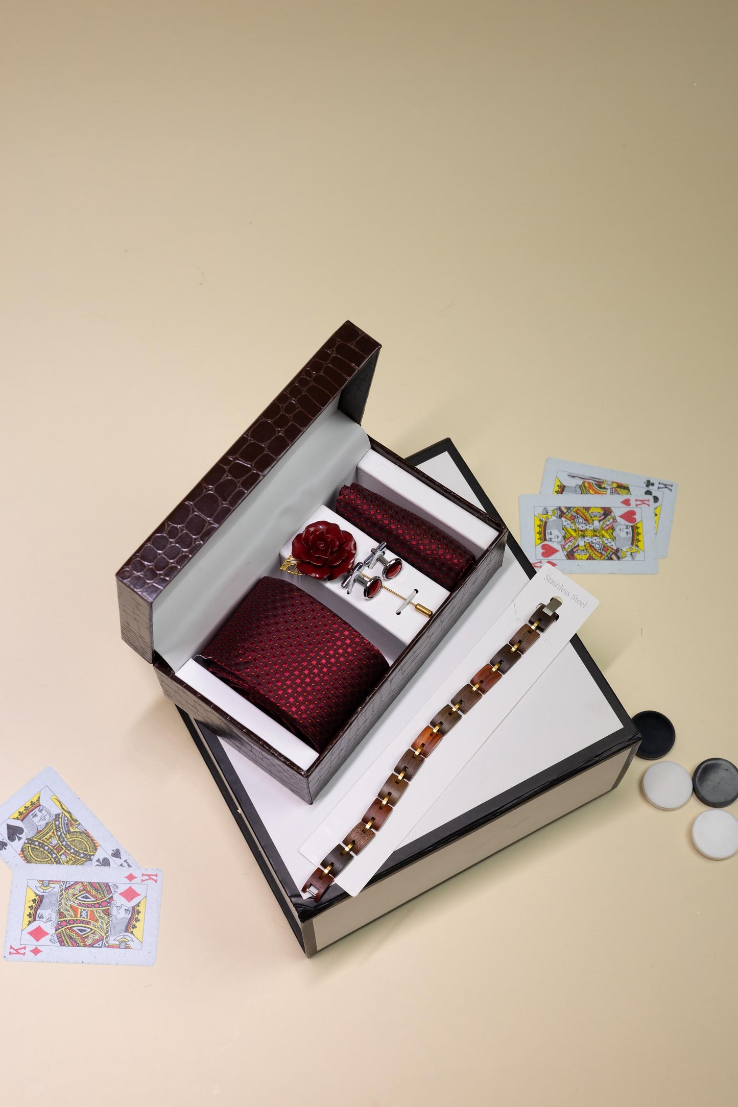 Groomsmen Gift Box – Premium Wedding Edition Accessories Set