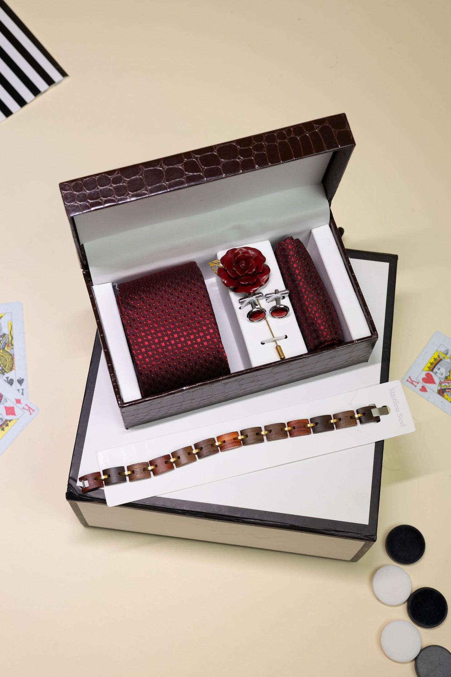 Groomsmen Gift Box – Premium Wedding Edition Accessories Set