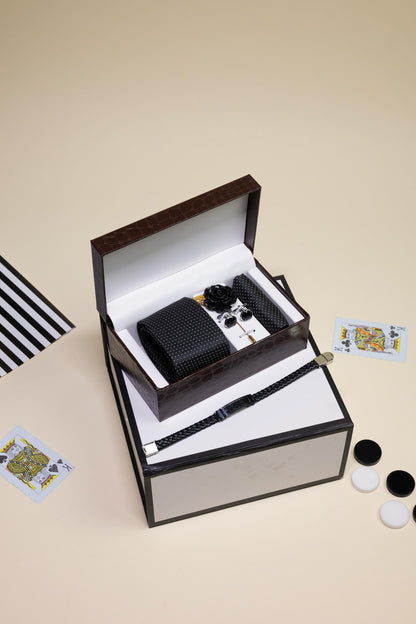 Groomsmen Gift Box – Premium Wedding Edition Accessories Set