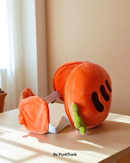 Carrot Headrest Eye Mask – Cute Travel Sleep Essential