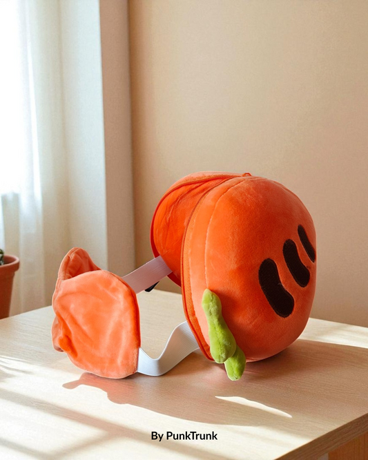 Carrot Headrest Eye Mask – Cute Travel Sleep Essential