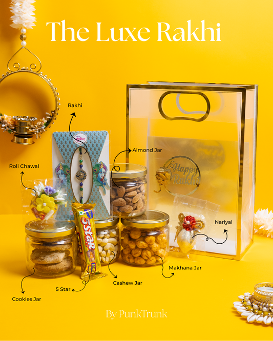 Luxe Rakhi Hamper – Premium Gift Box for Raksha Bandhan