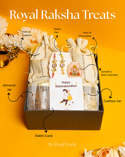 Royal Raksha Treats – Premium Rakhi Hamper for Brothers